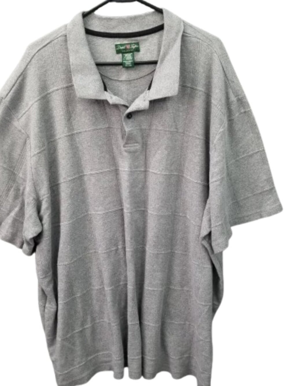 David Taylor Collection Gray Polo Shirt Men's 4XL